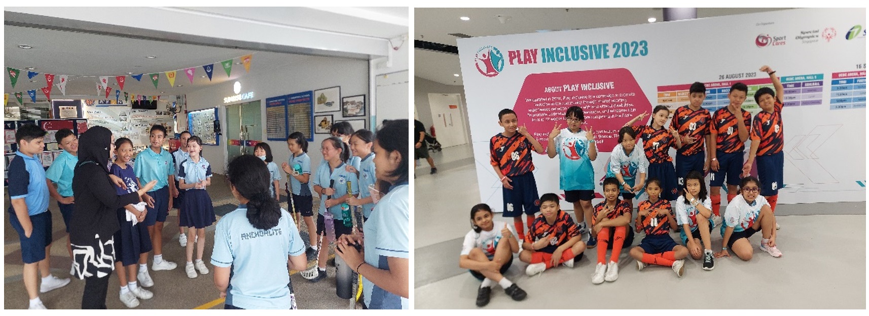 Partnership with APSN Chaoyang School culminating in participation in floorball competition